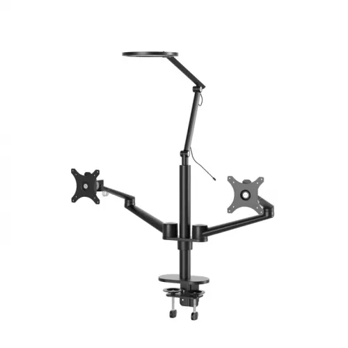 Dual Monitor Stand With Lamp (Ol-2lt)