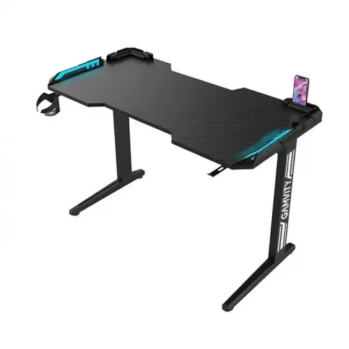 Gamvity T Legs Gaming Desk (140x60x73cm) - Black T3-1400