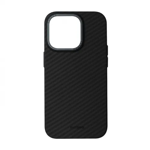 Eltoro Magsafe Iron Carbon Case For Iphone 15 Pro 6.1-inch - Black