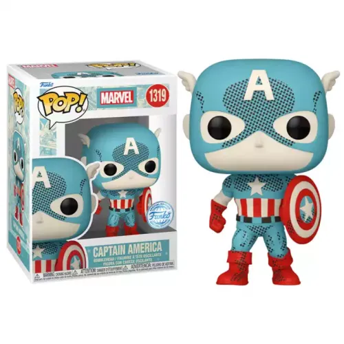 Funko Pop: Marvel- Captain America (Retro Reimagined) (D100) (Exc)