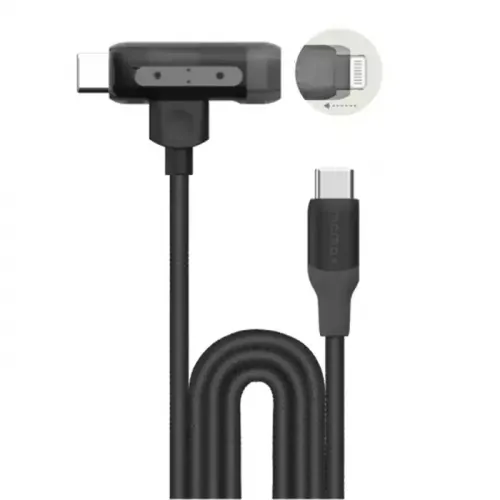 Momax 1-link Flow Duo 2-in-1 Usb-c To Lightning Braided Cable (1.5m) - Black