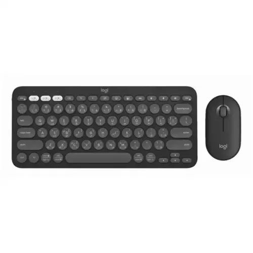 Logitech Keyboard & Mouse Pebble 2 Combo - Tonal Graphite (English/arabic)