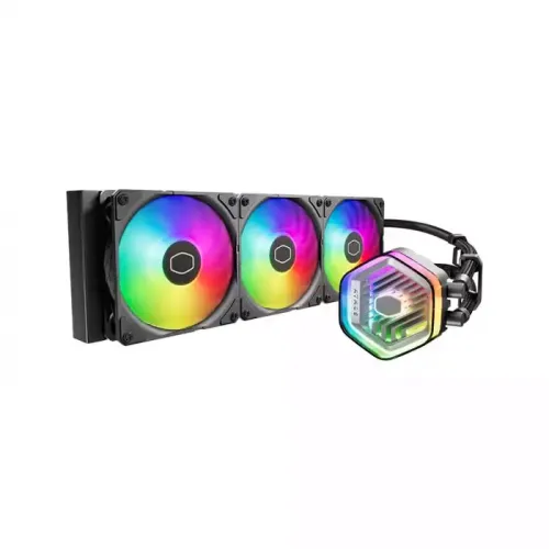 Cooler Master Masterliquid 360 Atmos Argb Cpu Liquid Cooler - Black