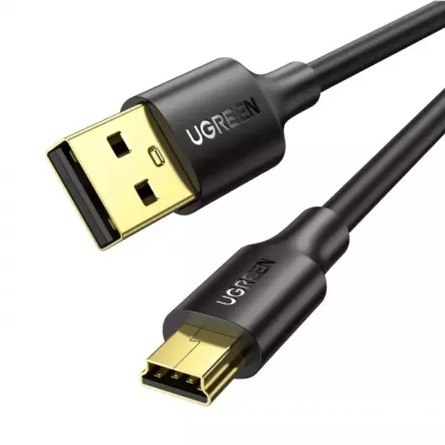 Ugreen Usb A Male To Mini 5 Pin Male Cable 1m - Black