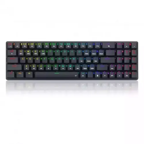 Redragon Ashe Pro K626p-kbs Gaming Keyboard 78 Keys Tri-mode Connection Usb Bluetooth Wireless Rgb Switch Blue