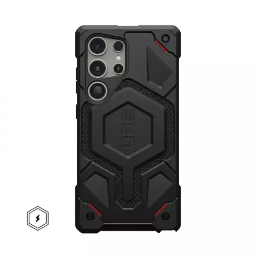 Uag Monarch Pro Magnetic Kevlar Series Galaxy S24 Ultra Case - Kevlar Black