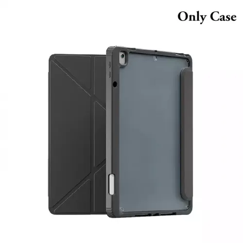 Levelo Conver Hybrid Leather Magnetic Case For Ipad 10.2-inch - Black