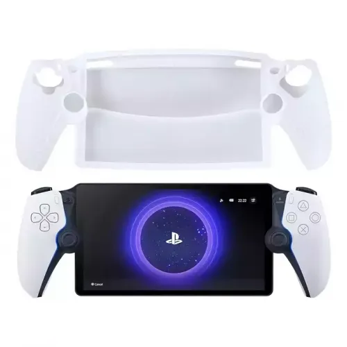 Silicone Anti-Fingerprint case For Playstation Portal - White