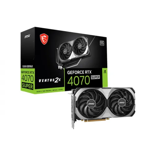 Msi Geforce Rtx 4070 Super 12gb Ventus 2x Oc Gddr6x Gaming Graphics Card