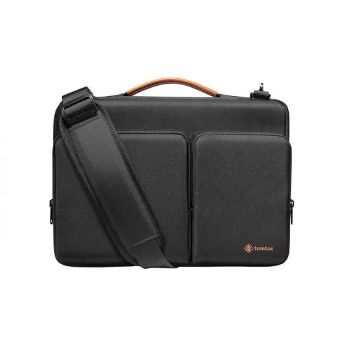 Tomtoc 14 Inch Versatile Laptop Messenger Bag - Black