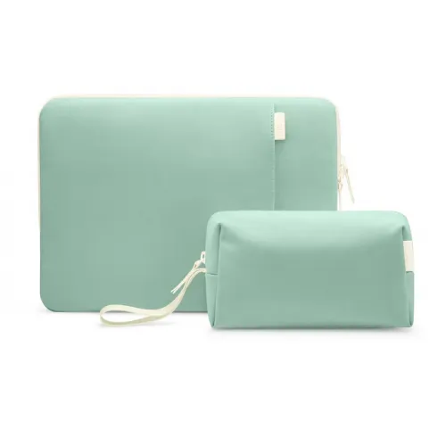 Defender-a23 Jelly Laptop Sleeve Kit For 13-inch Macbook Air M3/m2/m1 - Green