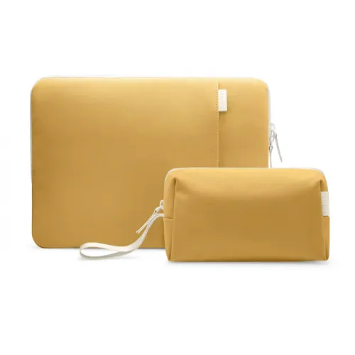 Defender-a23 Jelly Laptop Sleeve Kit For 13-inch Macbook Air M3/m2/m1 - Yellow