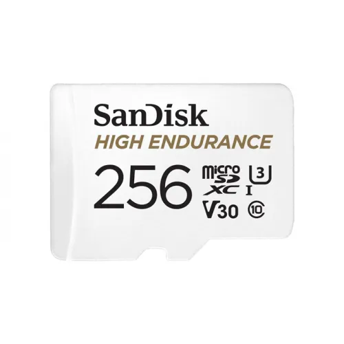 Sandisk High Endurance Micro Sdxc, 256gb + Sd Adapter