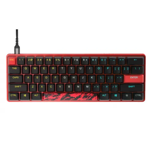 Steelseries Apex 9 Mini 60% Wired Gaming Keyboard - Faze Clan Edition