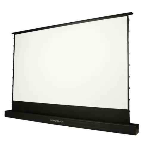 Powerology 100'motorised Projector Screen - White