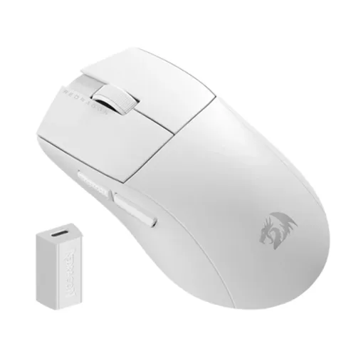 Redragon M916 Pro 4k 3-mode Wireless Gaming Mouse - White