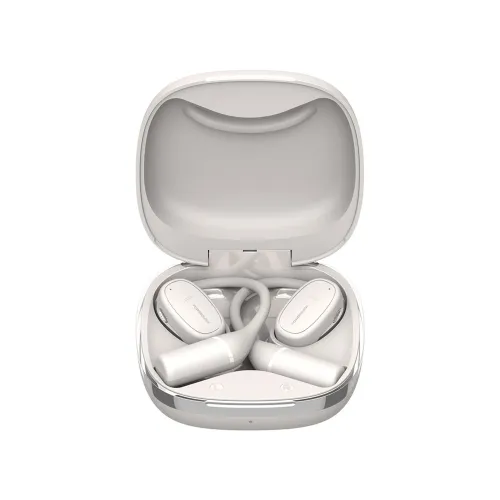 Powerology Ows Earbuds With Charging Case - Beige