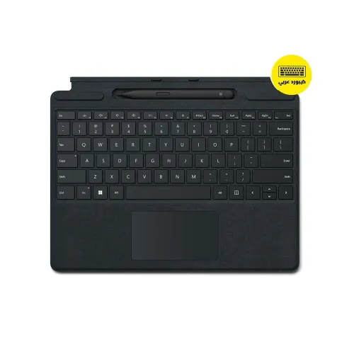 Microsoft Surface Pro Signature Keyboard With Slim Pen 2 (English/arabic Keyboard) - Black