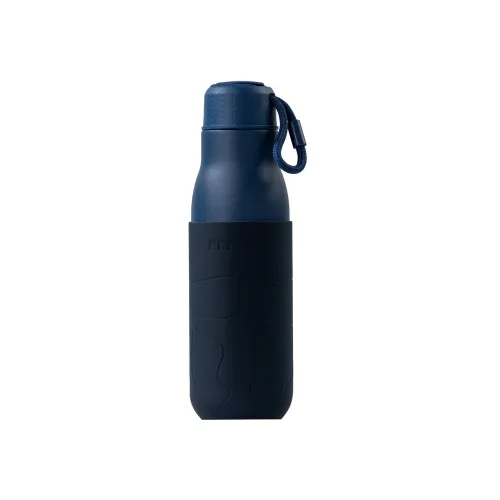 Eltoro Stainless Steel Bottle 500ml Navy With Navy Sleeve - Navy