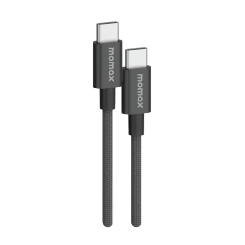 Momax Elite Usb-c To Usb-c Braided Cable 60w 1.5m - Black