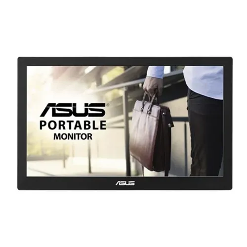 ASUS MB169B+ Portable USB Monitor - 16 inch (15.6 inch viewable), Full HD, USB-powered, IPS, Ultra-slim, Smart Case