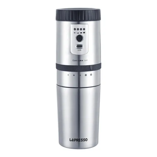 Lepresso Portable Mug Burr Grinder Coffee Maker