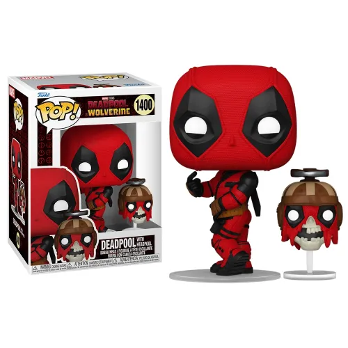 Funko Pop: Marvel- Deadpool & Wolverine Deadpool W/ Headpool