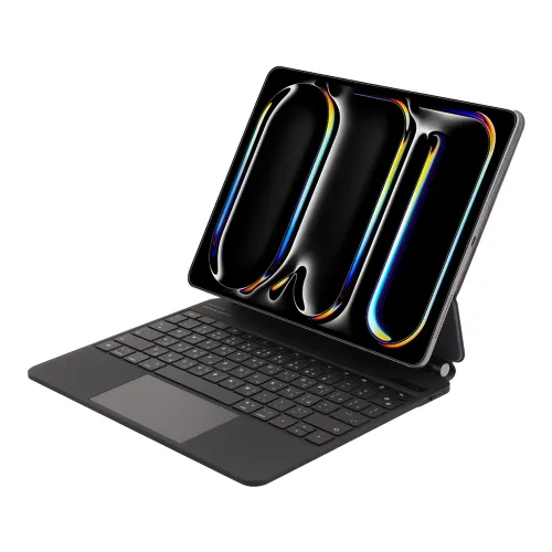 Levelo Aeroboard Saffanio Leather Wireless Keyboard For Ipad Pro 11" (2024) - Black