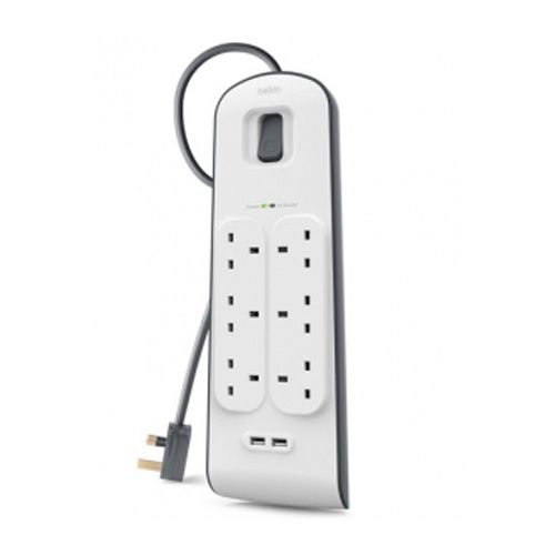 Belkin (بيلكن) Surge Plus With USB, 6 Port