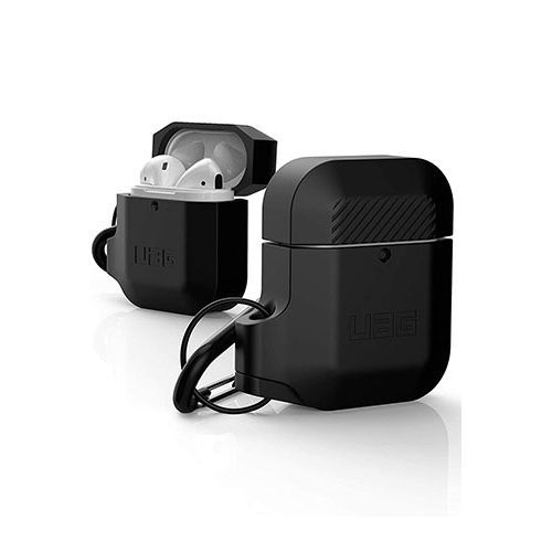 UAG RUGGED WEATHERPROOF APPLE AIRPODS 1&2 PROTECTION SILICONE CASE - BLACK