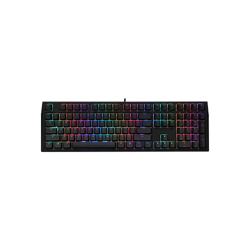 DUCKY CHANNEL SHINE 7 BLACK CASE GAMING KEYBOARD - MIX CHERRY RGB BROWN