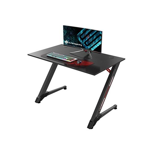 EUREKA ERGONOMIC 43-INCH SMALL GAMING COMPUTER DESK - BLACK