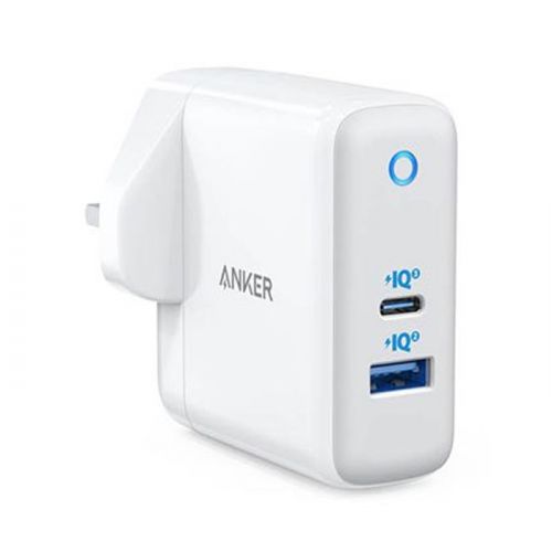 Anker Powerport Atom III  (Two Ports) With IQ3.0 - White