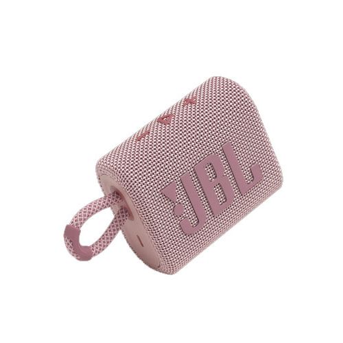 JBL GO3 PORTABLE WATERPROOF BLUETOOTH V5.1 SPEAKER - PINK