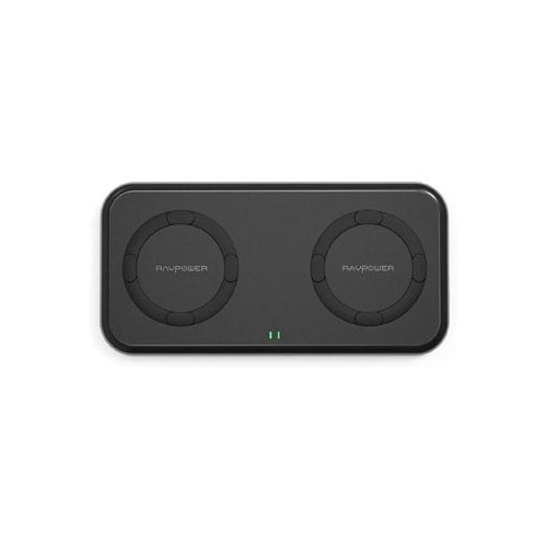 RAVPOWER DUAL FAST WIRELESS CHARGING PAD-BLACK