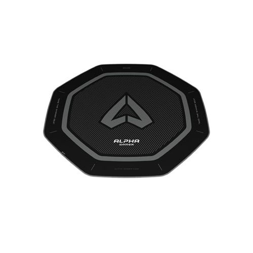 Alpha Gamer Octan Gaming Chair Floor Mat (120cm) - Black