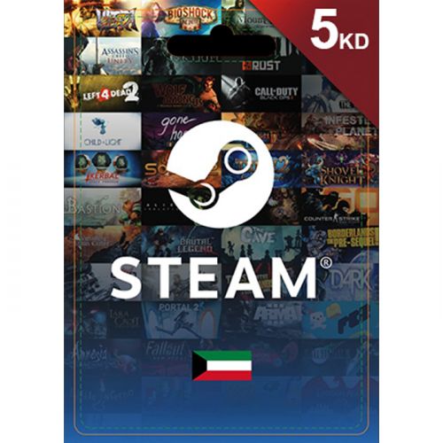 Steam Wallet Gaming Card-  5 KWD  (Kuwait Account)