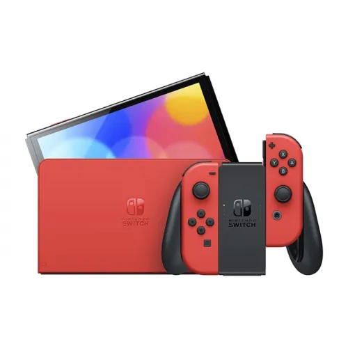 Nintendo Switch - Oled Model Console - Mario Red Edition