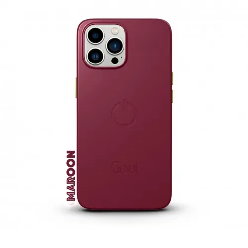 Goui Magnetic Cover For Iphone 15 Pro 6.1 Inch - Maroon