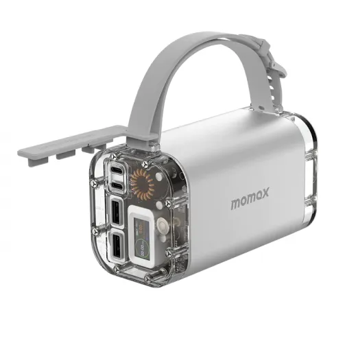 Momax Power Stone Mini Outdoor Power Station 40000mah (Pb03) - Silver