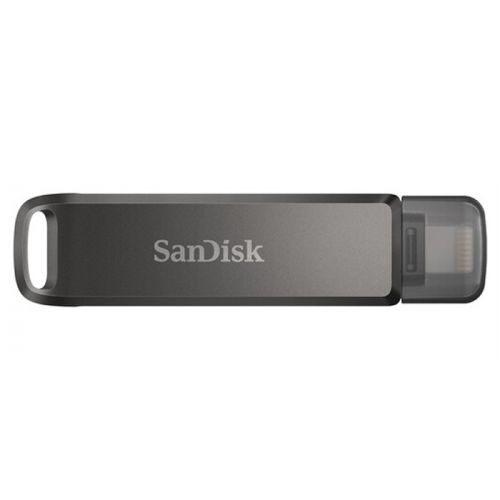 SanDisk iXpand Flash Drive Luxe for iPhone and USB Type-C Devices -128GB (SDIX70N-128G-GN6NE)