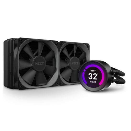 NZXT Kraken Z53 240mm AIO Liquid Cooler With LCD Display - Black