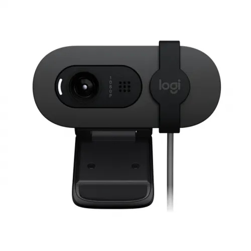 Logitech Brio 100 Full Hd 1080p Webcam With Integrated Privacy Shutter - Graphite