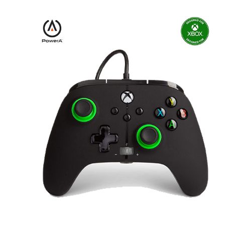 POWERA ENHANCED WIRED CONTROLLER HINT OF GREEN (Xbox One / Series X)