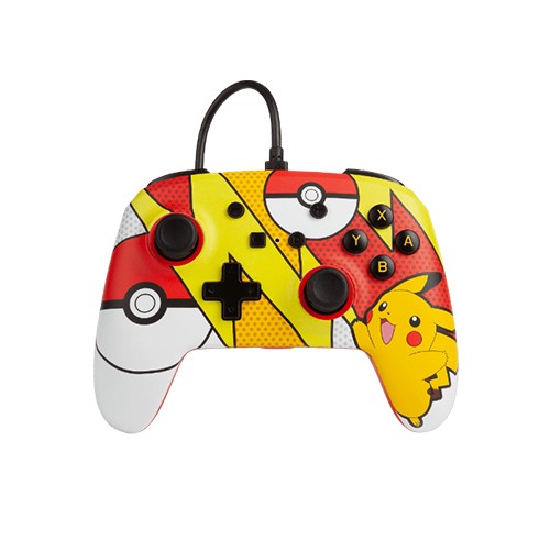 Enhanced Wired Controller For Nintendo Switch – Pikachu Pop Art