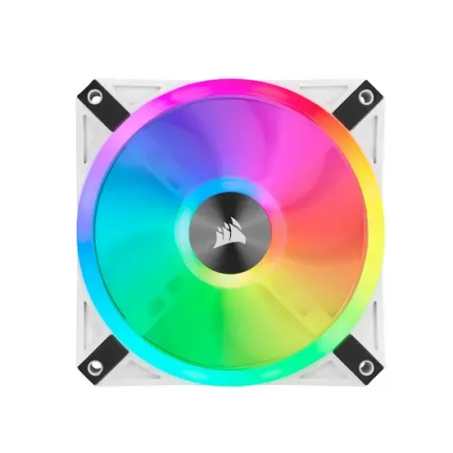 Corsair iCUE QL120 RGB 120mm PWM White Fan — Single Pack