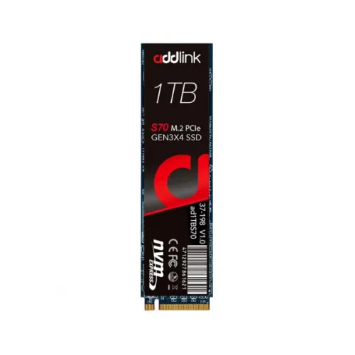 Addlink S70 M.2 2280 Gen3X4 NVMe PCIe Internal SSD - 1TB