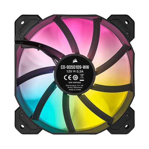 Corsair iCUE SP120 RGB ELITE Performance 120mm PWM Fan - Triple Pack with Lighting Node CORE (35317)