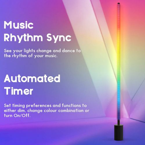 Porodo Brite RGB Smart LED Floor Lamp 18W - Black