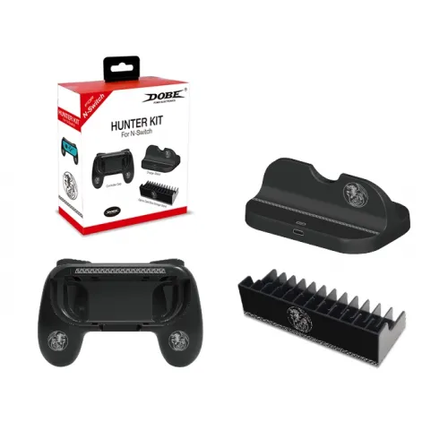 Dobe 3 In 1 Hunter Kit For Nintendo Switch - Black